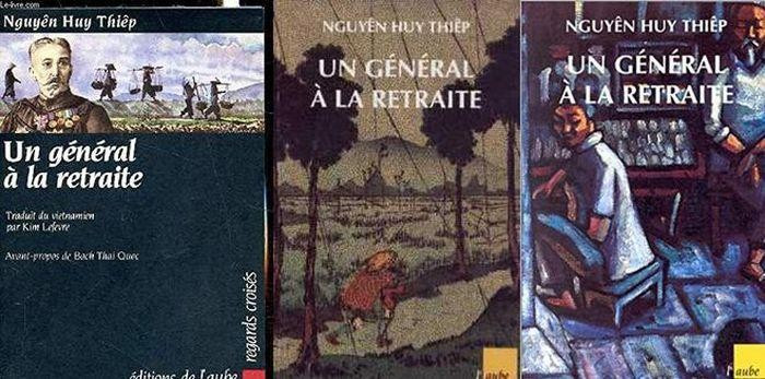 Bìa tác phẩm Tướng về hưu của cố nhà văn Nguyễn Huy Thiệp được NXB Esditions de Laube (Pháp) tái bản nhiều lần